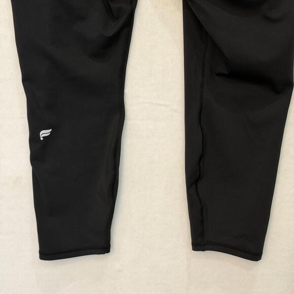 Fabletics Oasis PureLuxe High Waisted Crossover 7/8 Leggings Women's 2X Black - Picture 6 of 13